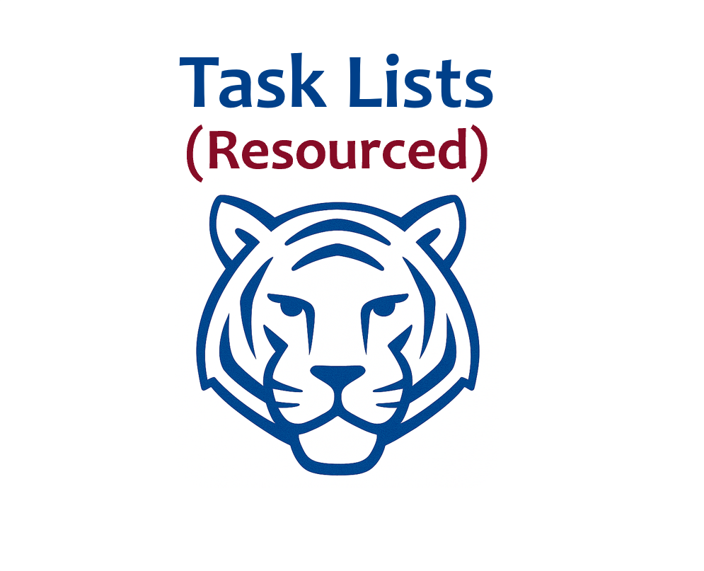 Task List with Resourcing