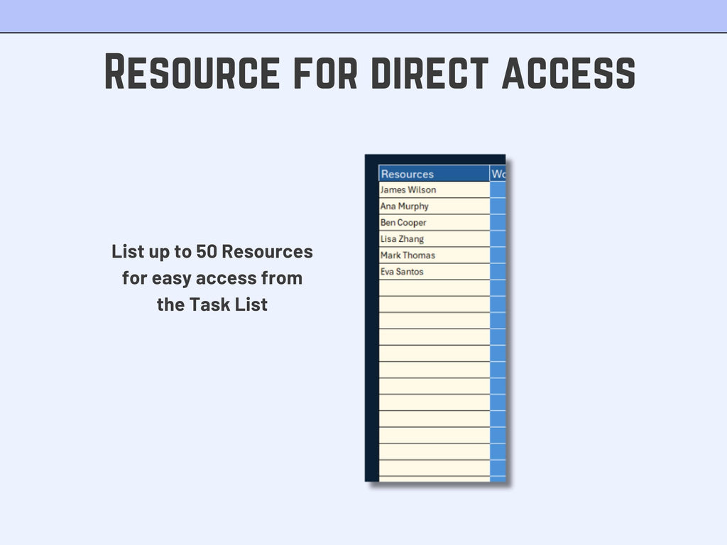Excel Task Tracker Template: Project Management Spreadsheet (Digital Download)