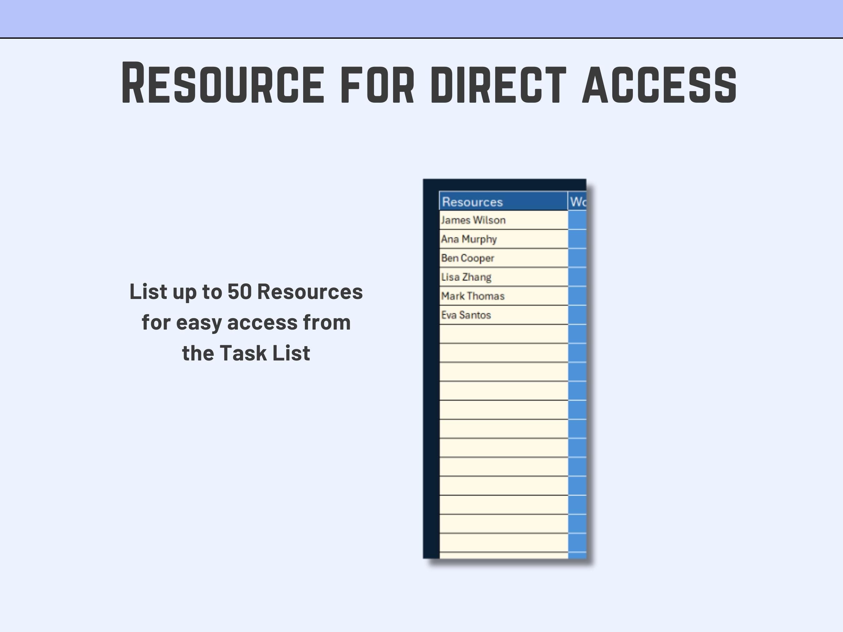 Excel Task Tracker Template: Project Management Spreadsheet (Digital Download)