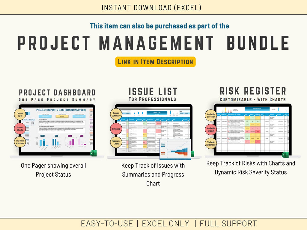 Excel Issue List and Tracker Template