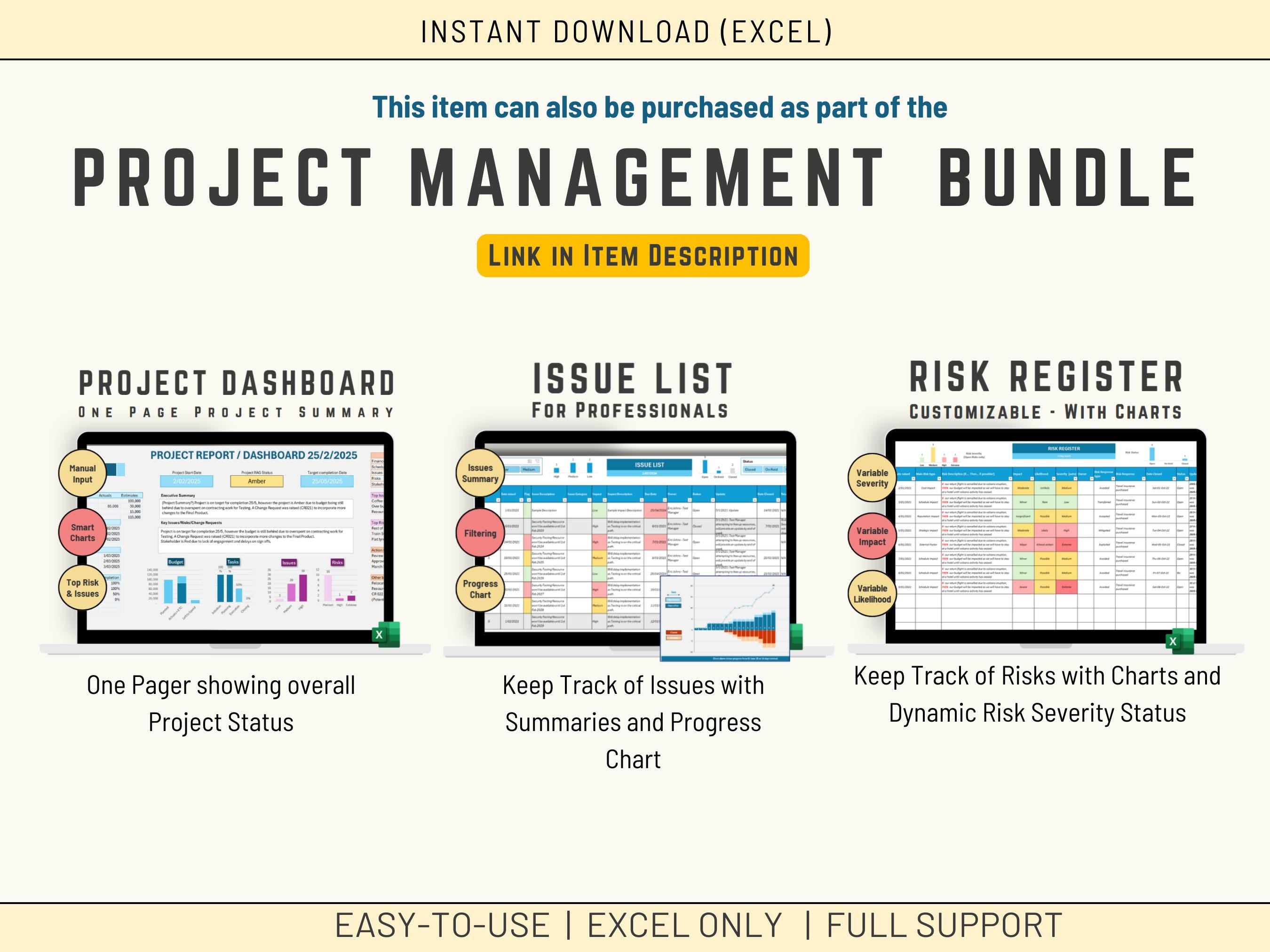 Excel Issue List and Tracker Template