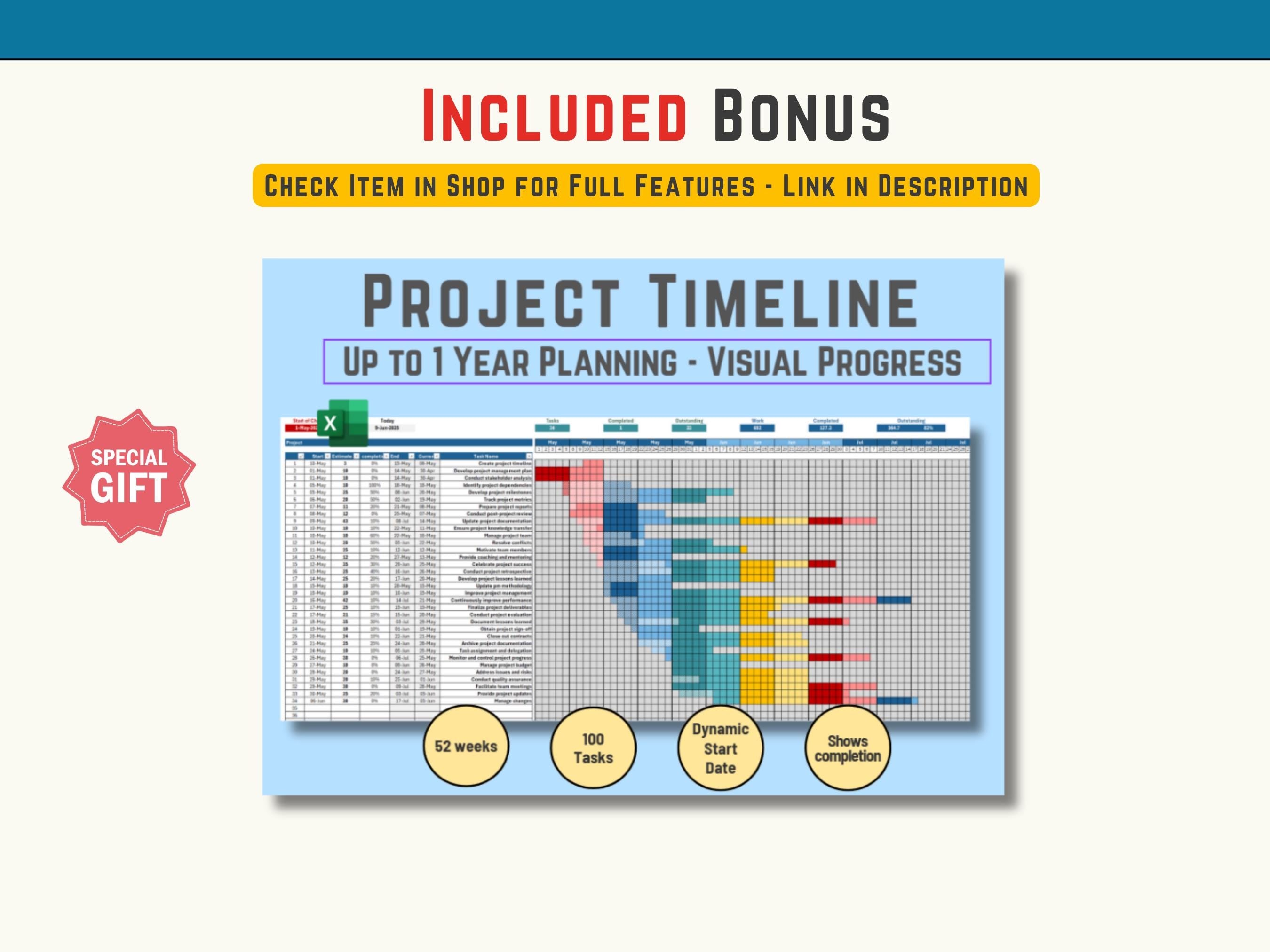 Excel Project Management Templates Bundle including a Project Report a Project Budget a Risk Register and an Issue Management or Log.
