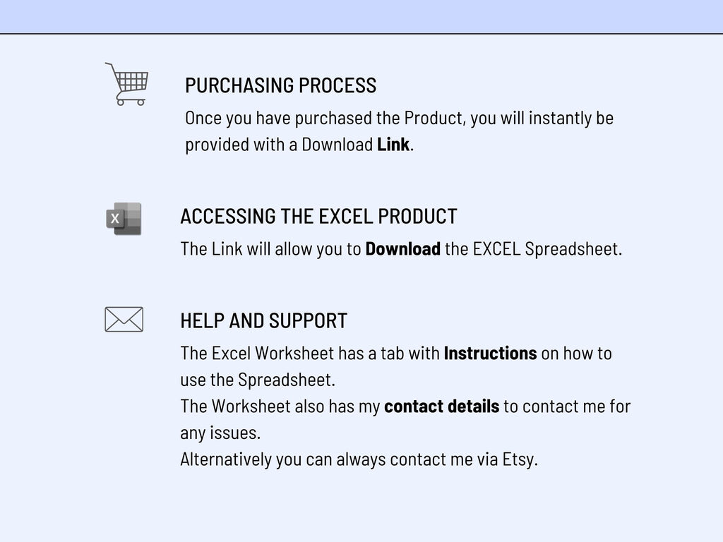 Excel 12-Month Budget Template: Project & Task Financial Planning (Digital Download)