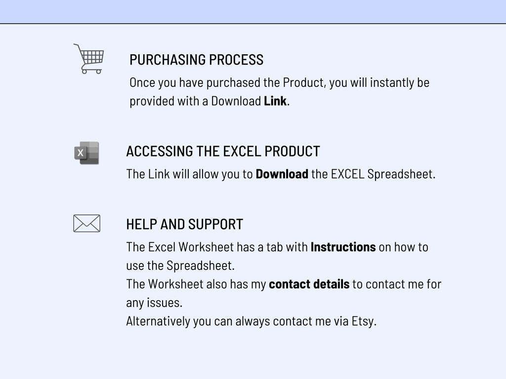 Excel Task Tracker Template: Project Management Spreadsheet (Digital Download)