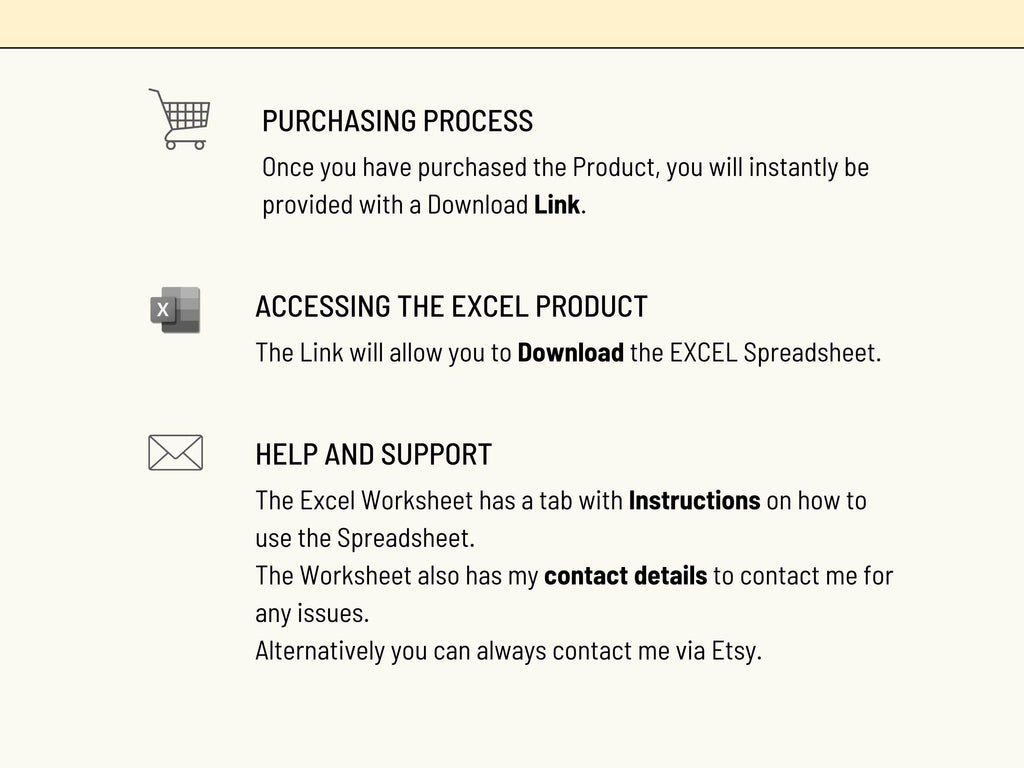 Excel Habit Tracker Template Bundle: Daily & 12-Month Goal Planner (Instant Download