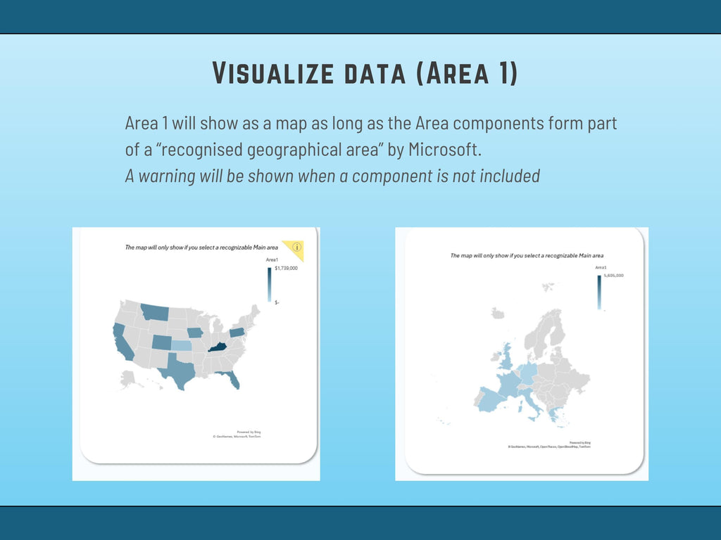 Sales Data Geographical Dashboard: Excel Template (Instant Download)