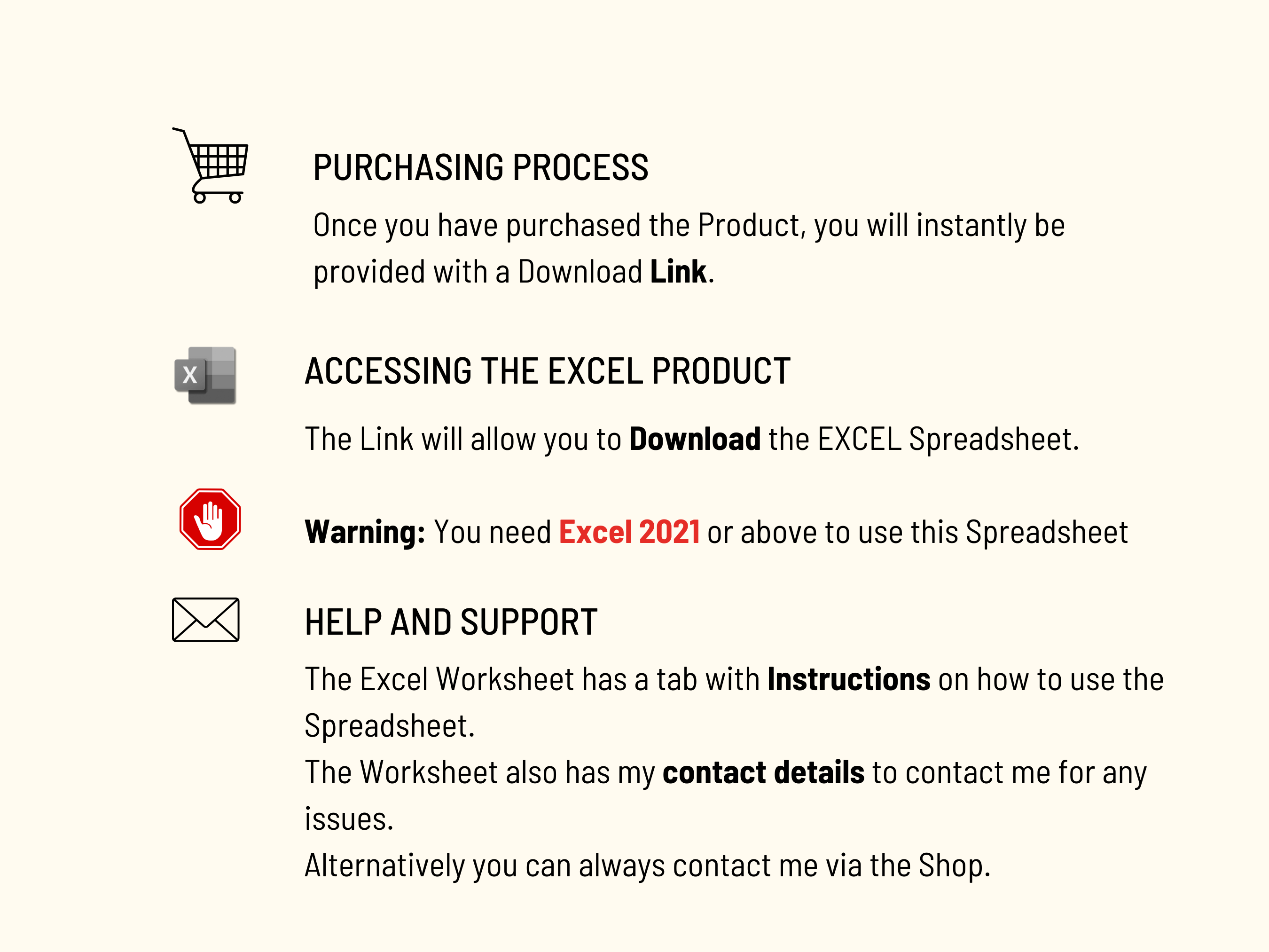 Simple three step process to access your Excel Skills Matrix tool immediately