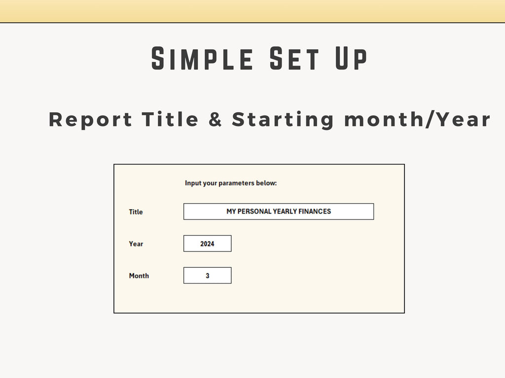 Dynamic Excel template for Professional and personal finance 