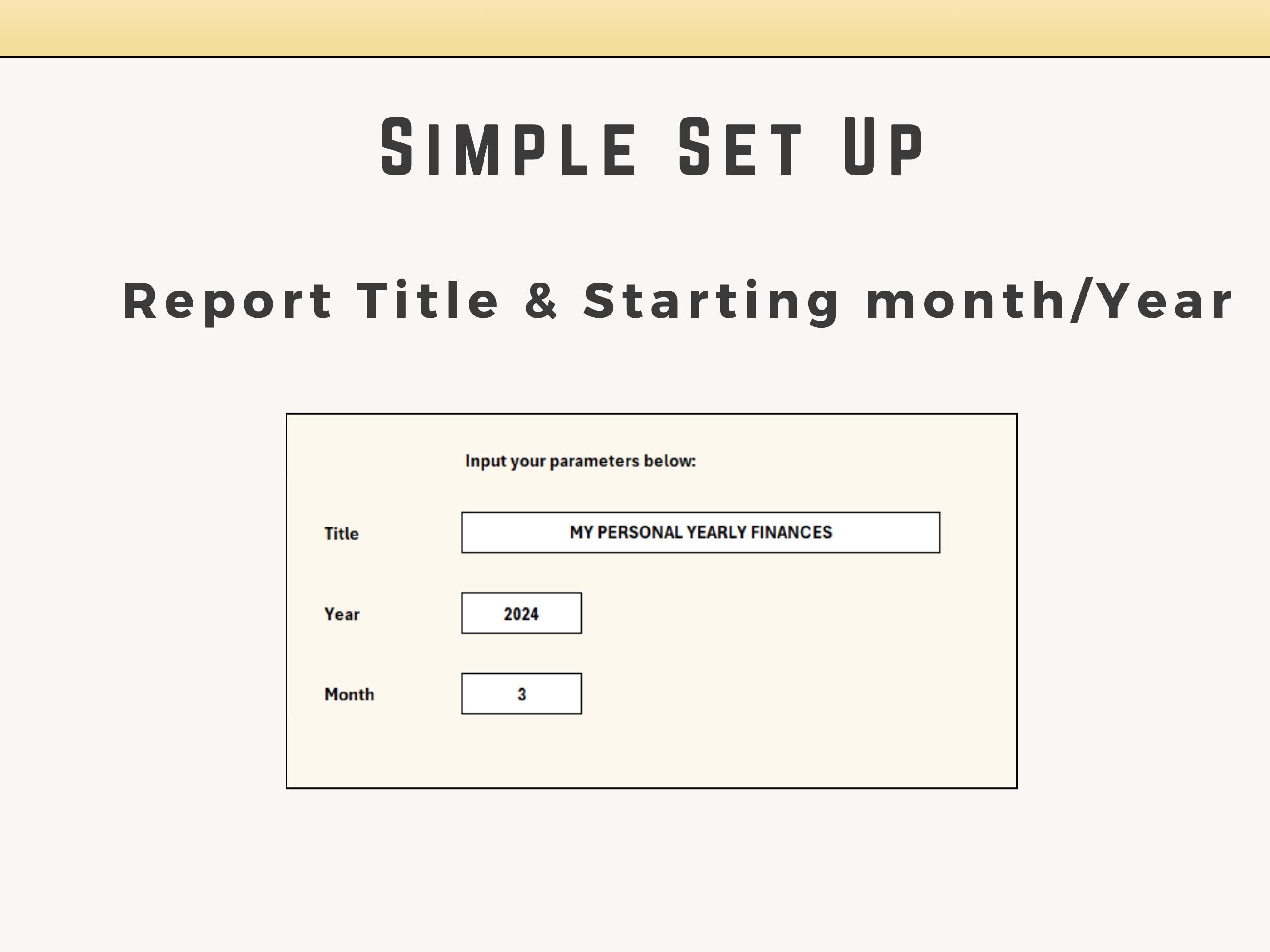 Dynamic Excel template for Professional and personal finance 