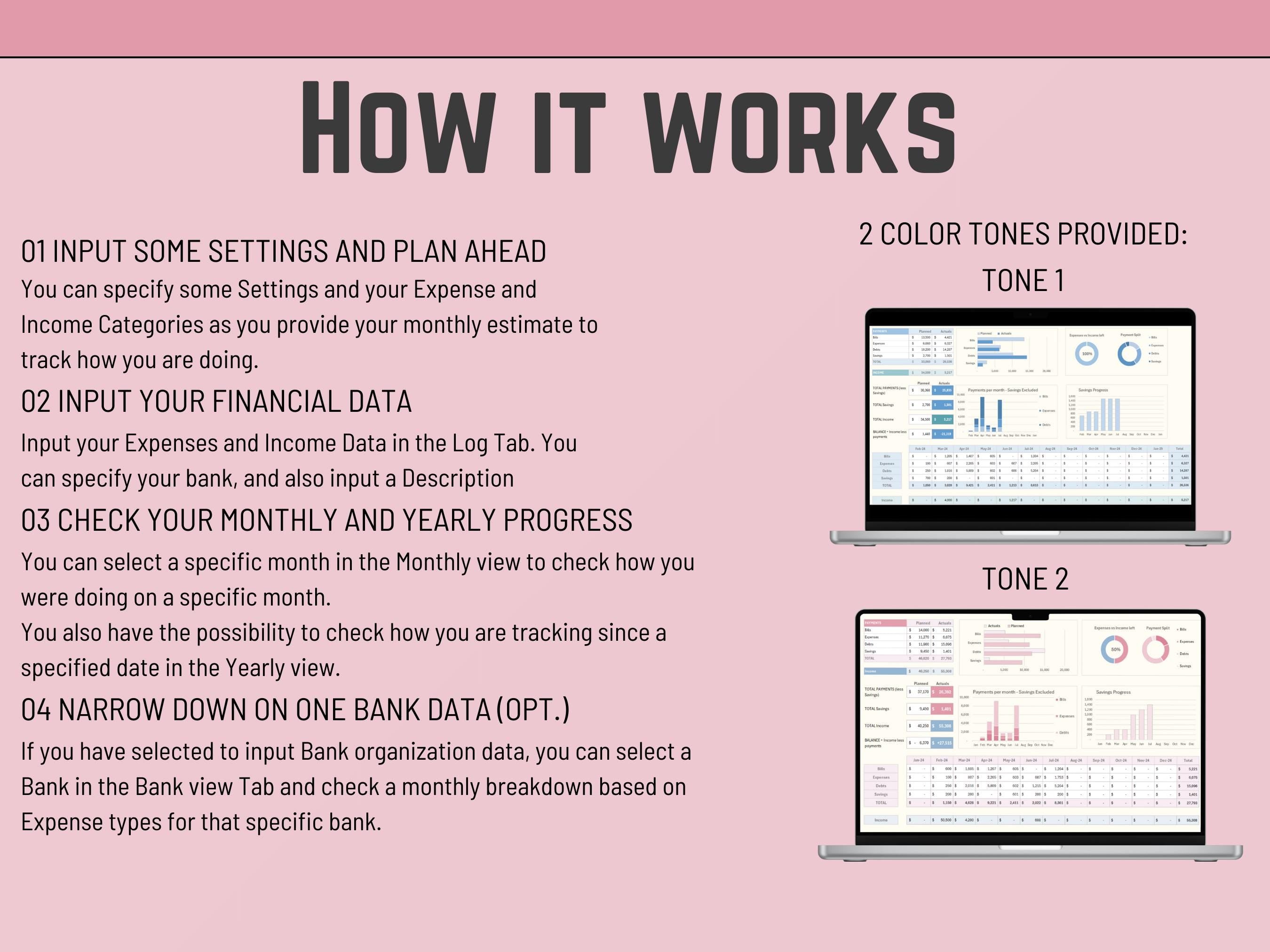 Excel Book keeping Download Template, Finance, Income and Expense Tracker, Profit and Loss and Accounting Spreadsheet Small business Project