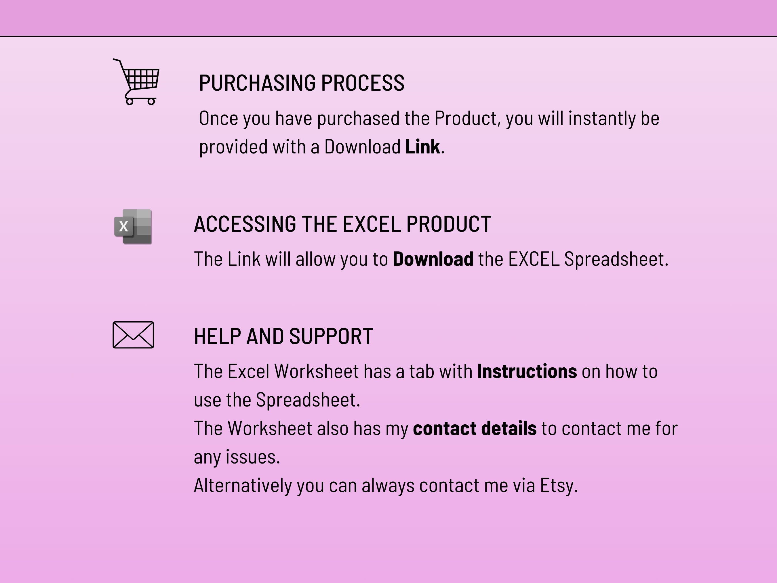 Excel Habit Tracker: 12 Month Goal Monitoring (Digital Download)