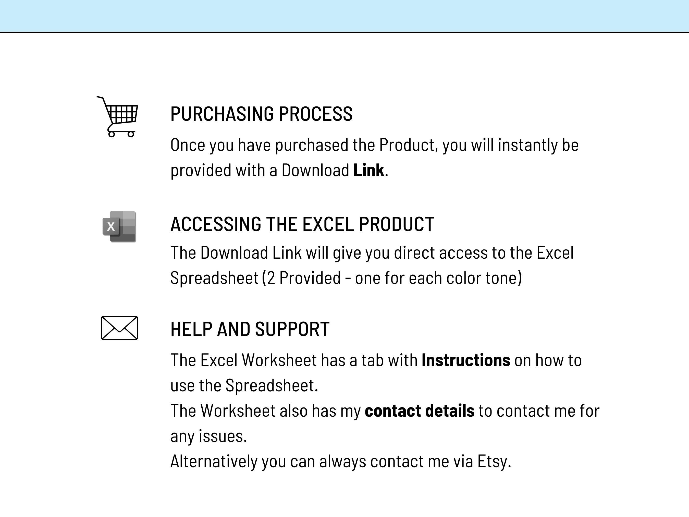 Budget Excel Spreadsheet: Income and Expense Tracker (Digital Download)