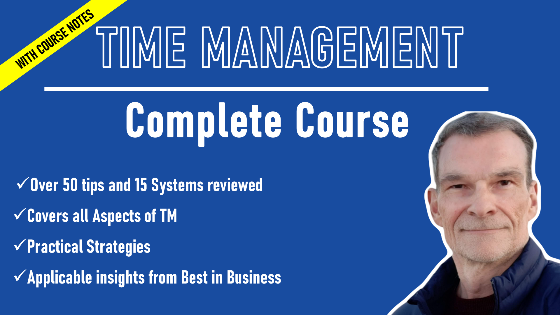 PDFs for Time Management course on YouTube