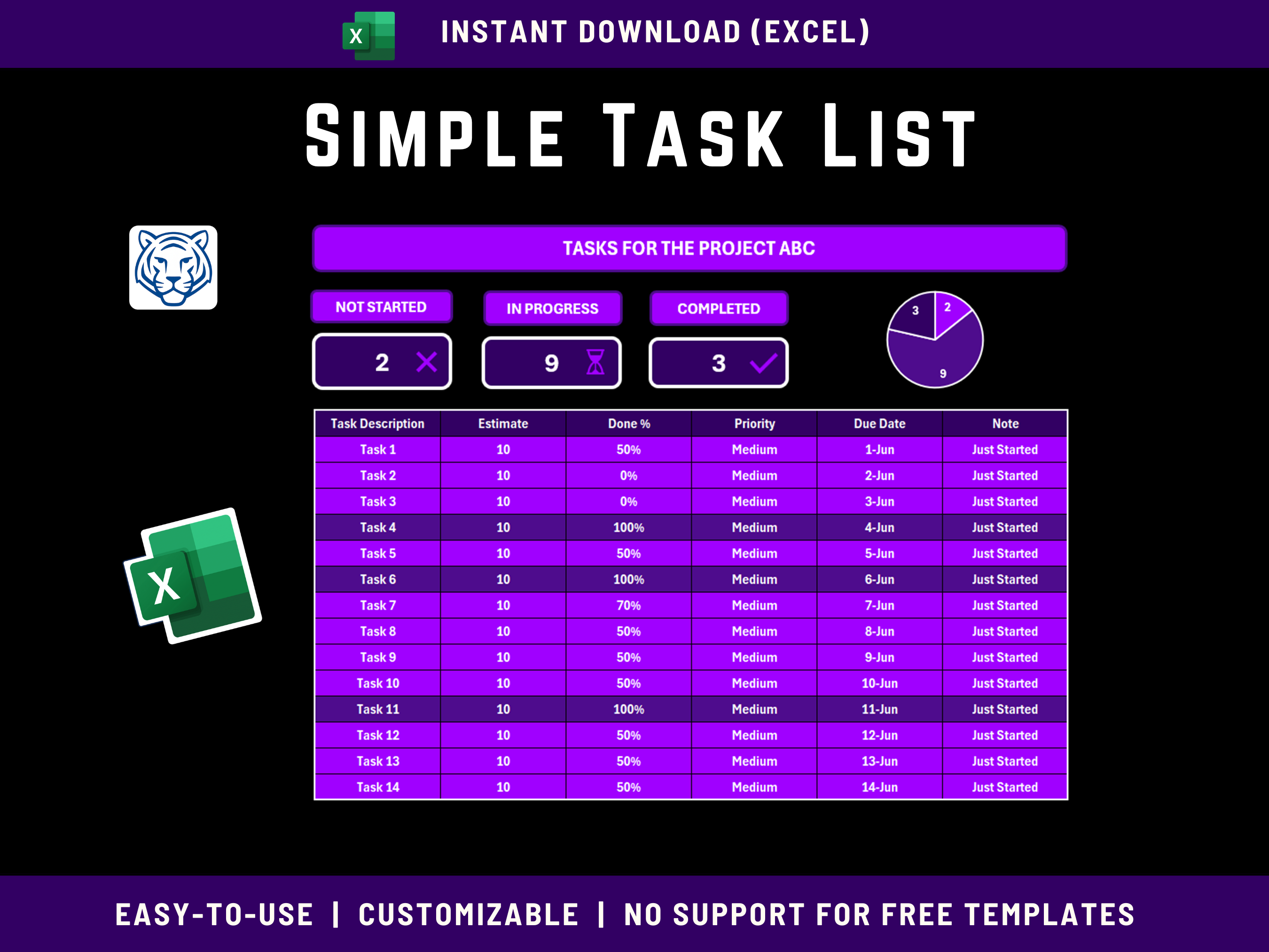 Translucid Free Excel Template
