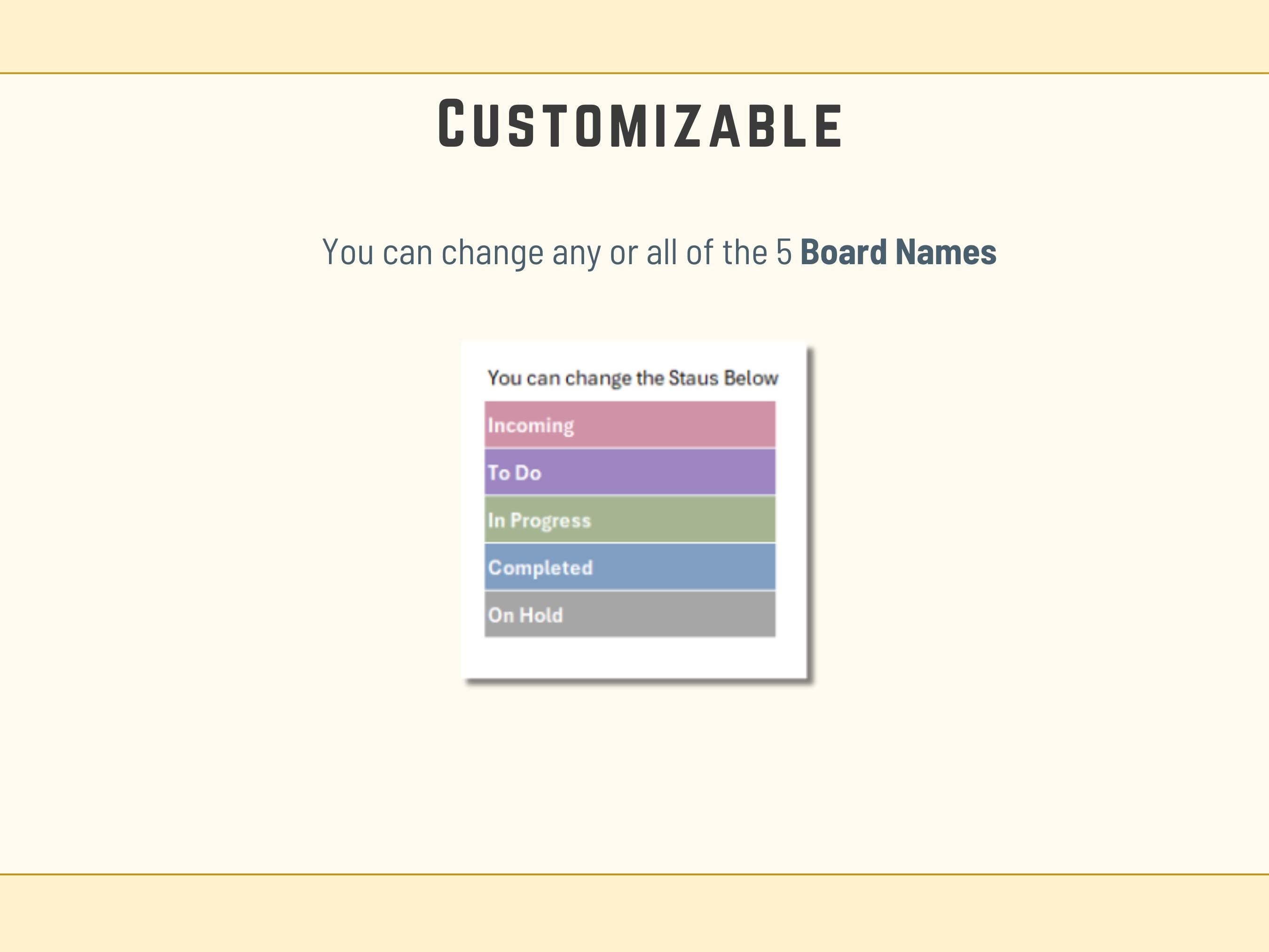 Data-driven Excel template featuring automated graphs and visual task performance stats.